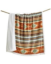 HiEnd Accents Del Sol Campfire Sherpa Throw
