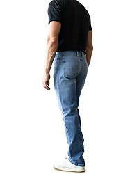 Kimes Ranch Men's James Light Wash Straight Bootcut Rigid Denim Jeans