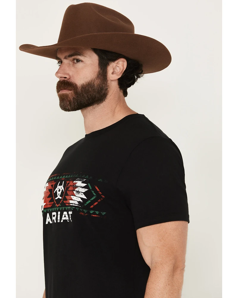 Ariat Men's Southwest Mexico Logo Short Sleeve Graphic T-Shirt