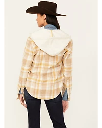 Kimes Ranch Delano Plaid Print Hooded Flannel Jacket