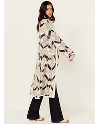 Shyanne Women's Southwestern Print Long Cardigan