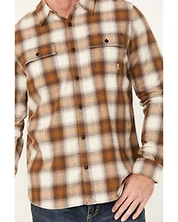 Brothers and Sons Men's Stewert Everyday Plaid Print Button Down Western Flannel Shirt