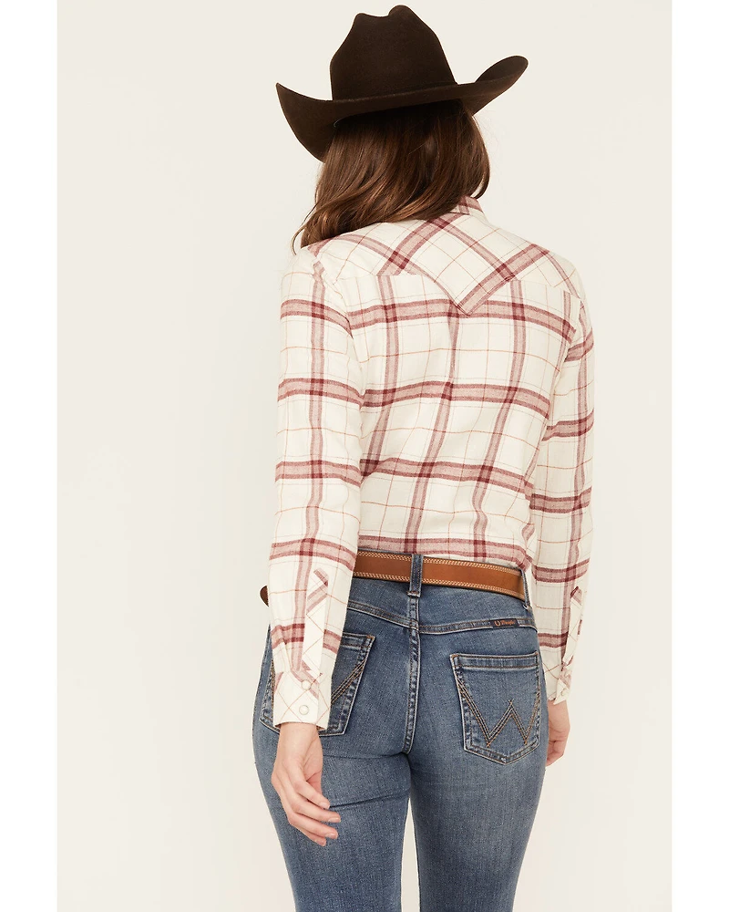 Shyanne Women's Willow Long Sleeve Snap Western Flannel Shirt