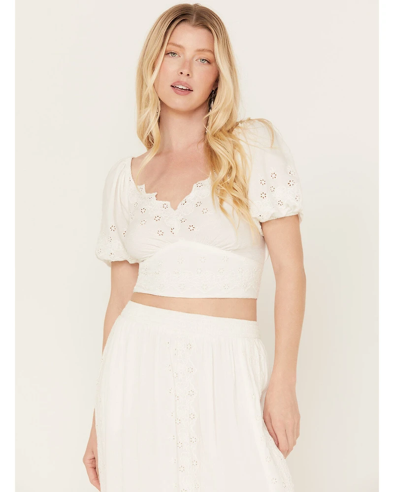 Idyllwind Women's Peony Cropped Top