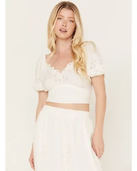 Idyllwind Women's Peony Cropped Top