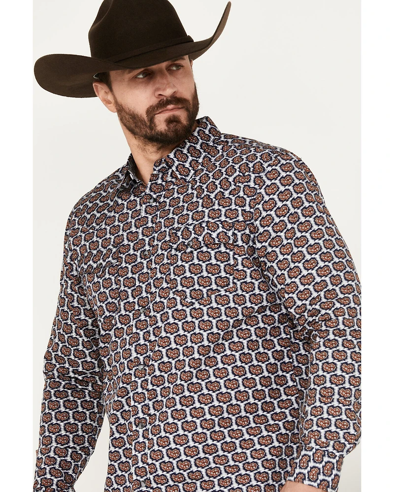 Moonshine Spirit Men's Stepping Stone Long Sleeve Western Snap Shirt