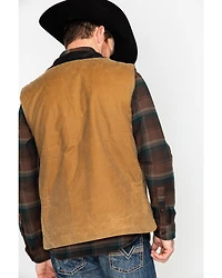 Outback Trading Co. Men's Sawbuck Oilskin Zip-Up Vest
