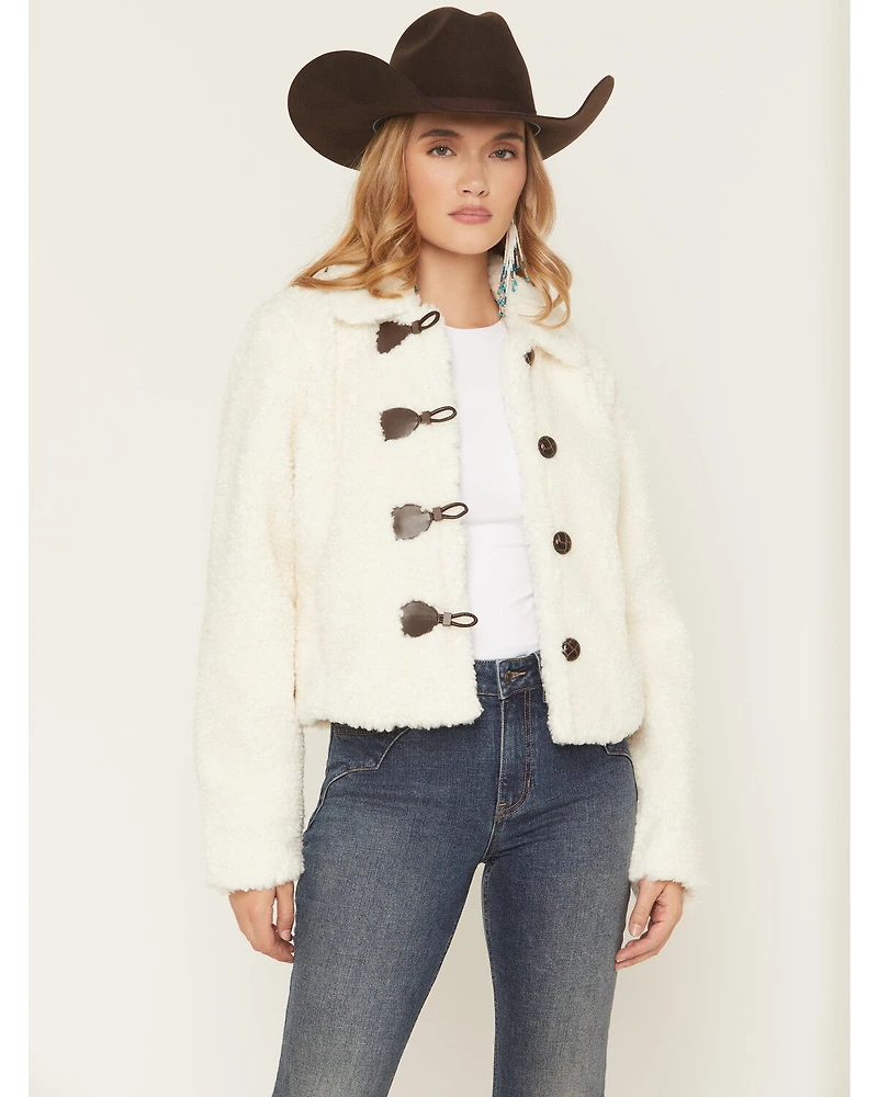 Shyanne Women's Toggle Front Sherpa Jacket