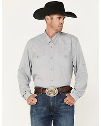 RANK 45® Men's Roughie Performance Long Sleeve Western Button-Down Shirt