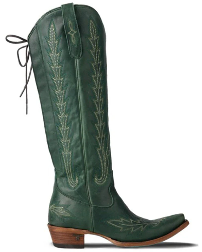 Lane Women's Lexington Knee High Corset Western Boots