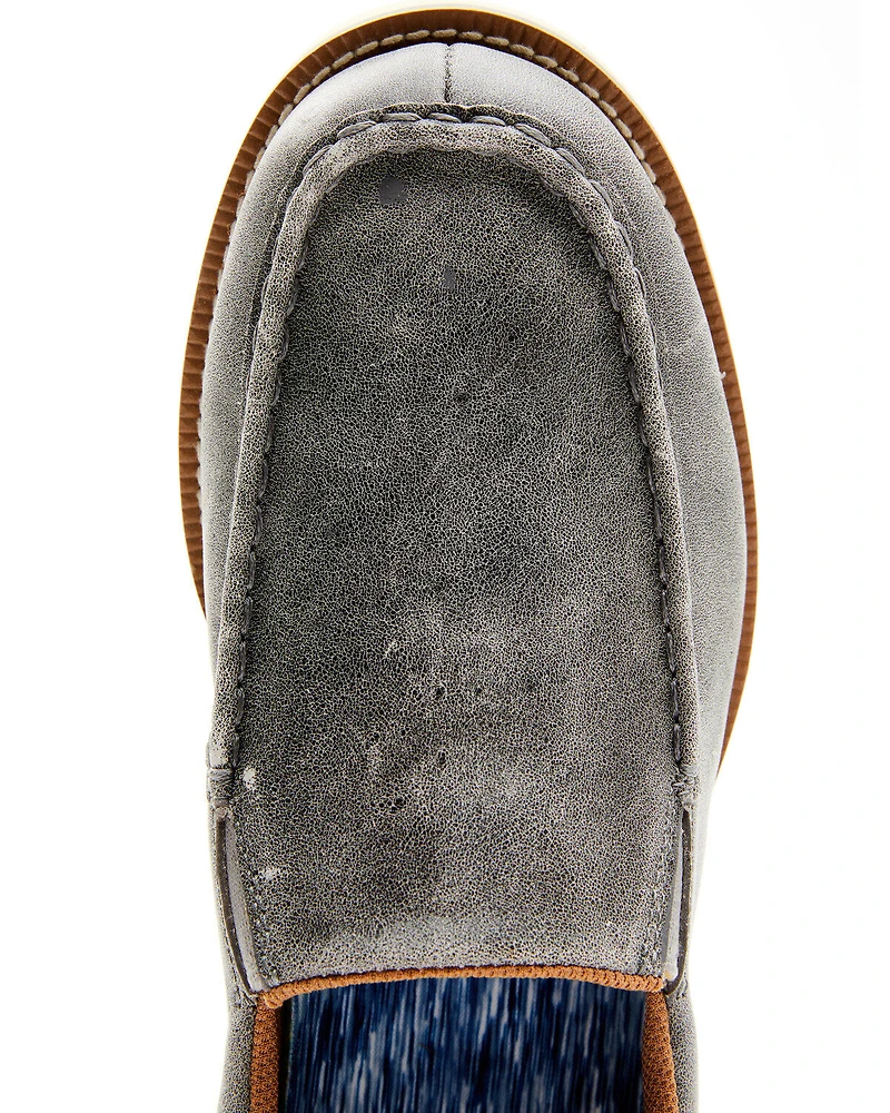 Wrangler Footwear Men's Casual Wedge Shoes - Moc Toe