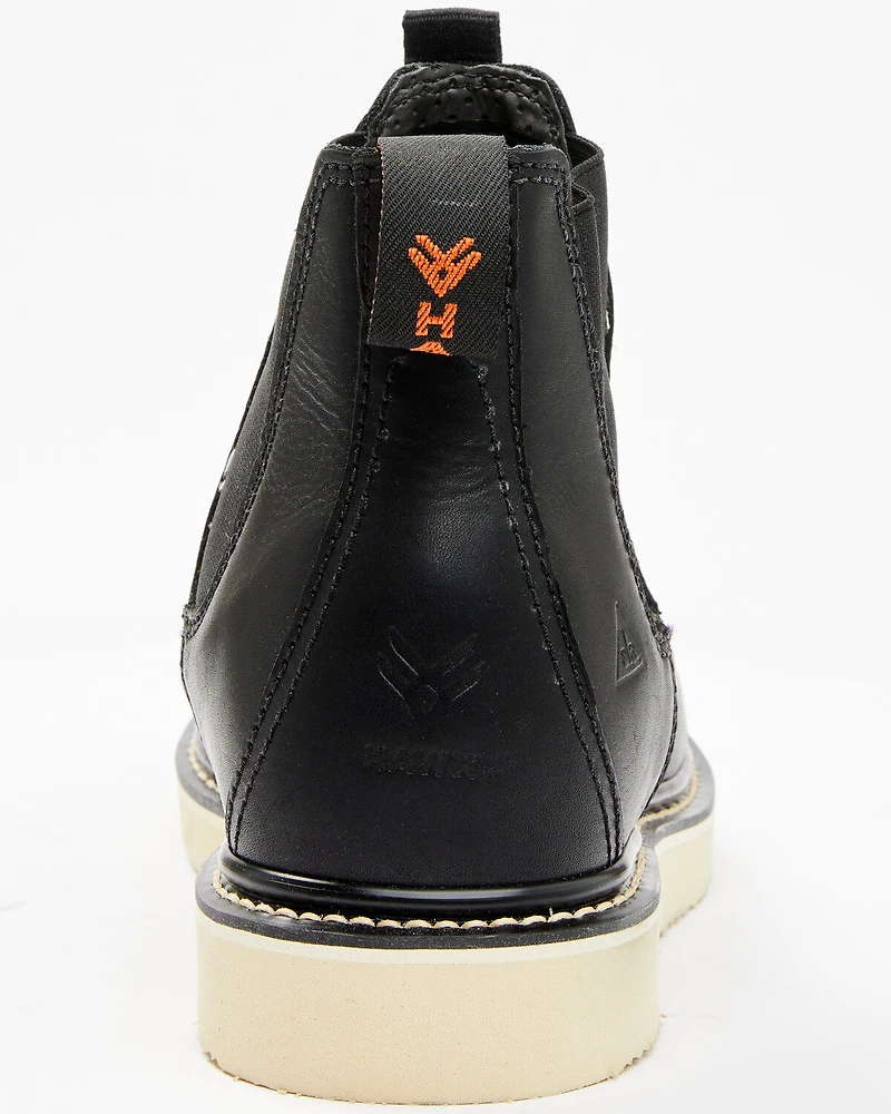 Hawx Men's Wedge Chelsea Puncture Resistant Work Boots - Soft Toe