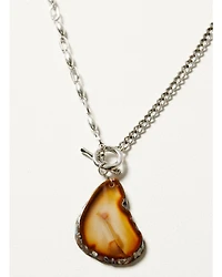 Shyanne Women's Monument Valley Brown Agate Stone Necklace
