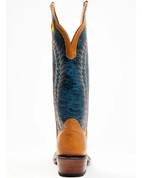 Hondo Boots Men's Crazy Horse Western - Broad Square Toe