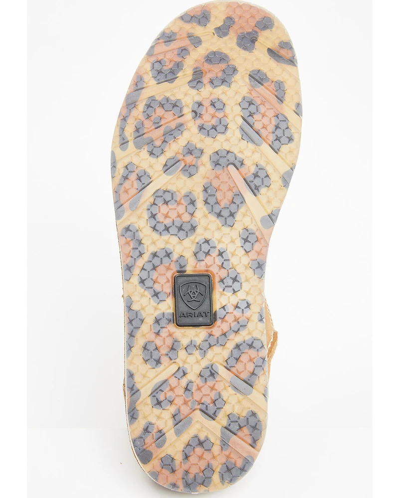 Ariat Women's Cheetah Print Cruiser Shoes - Moc Toe