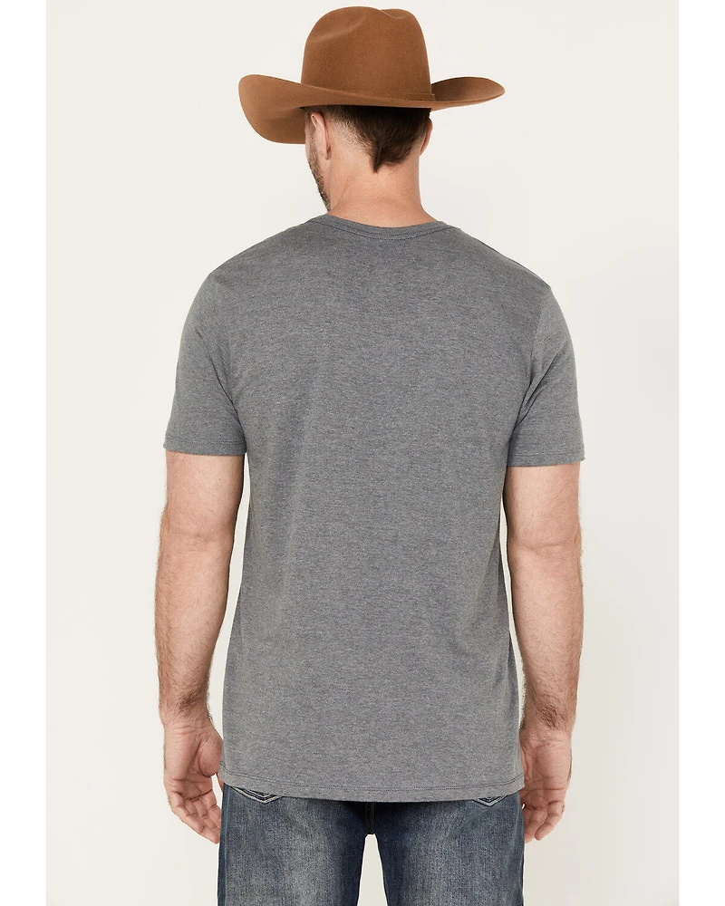 Cody James Men's Revolver Flag Short Sleeve Graphic T-Shirt