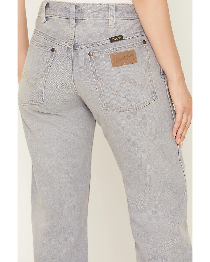 Wrangler Women's Haute Haze Low Rise Cowboy Straight Denim Jeans
