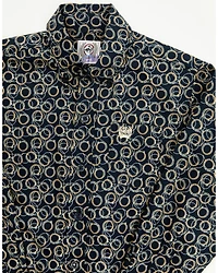 Cinch Toddler Boys' Geo Print Long Sleeve Button-Down Western Shirt