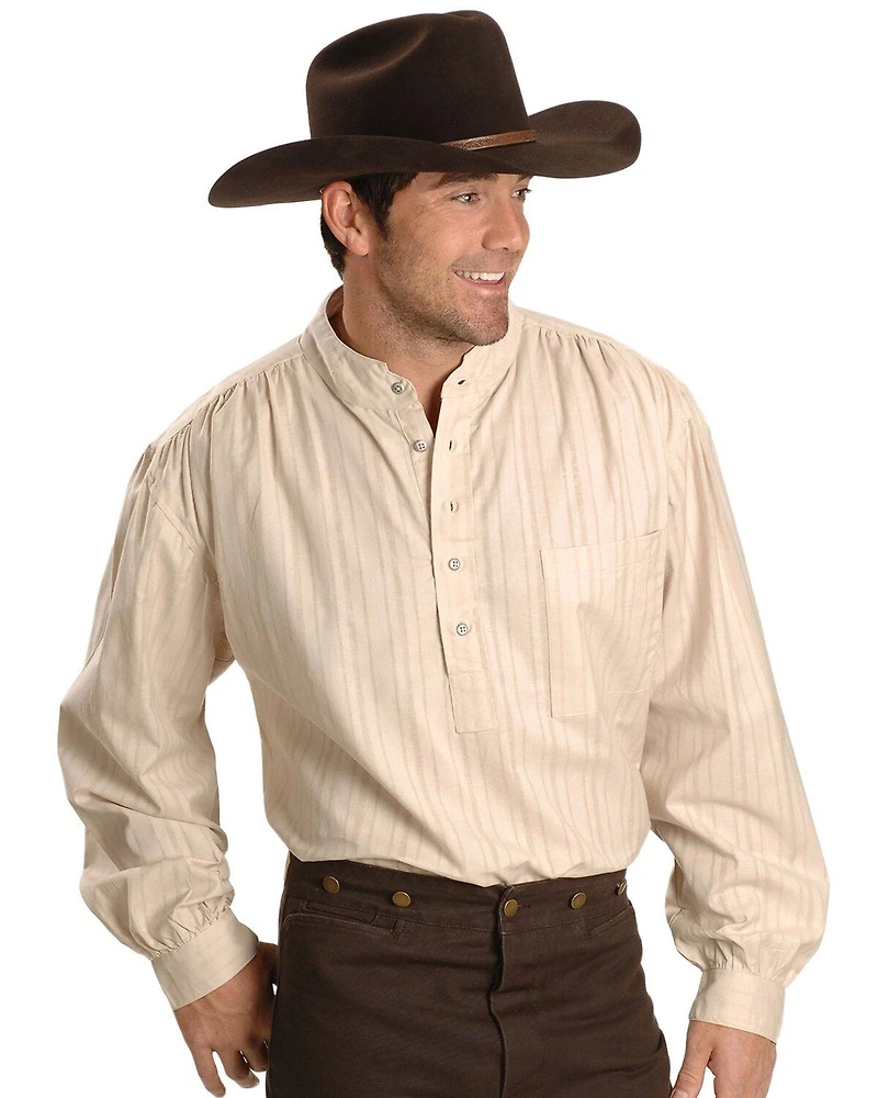 Rangewear by Scully Men's Lightweight Railroader Long Sleeve Western Shirt