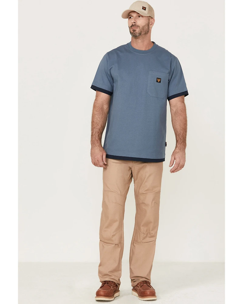 Hawx Men's Layered Work Pocket T-Shirt