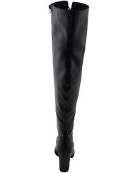 Milwaukee Leather Women's Open Toe Front Knee High Boots - Round