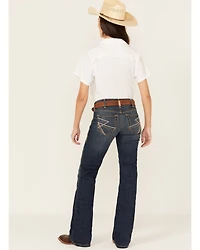 Ariat Women's Sonia Dark Wash Mid Rise Bootcut Stretch Denim Jeans
