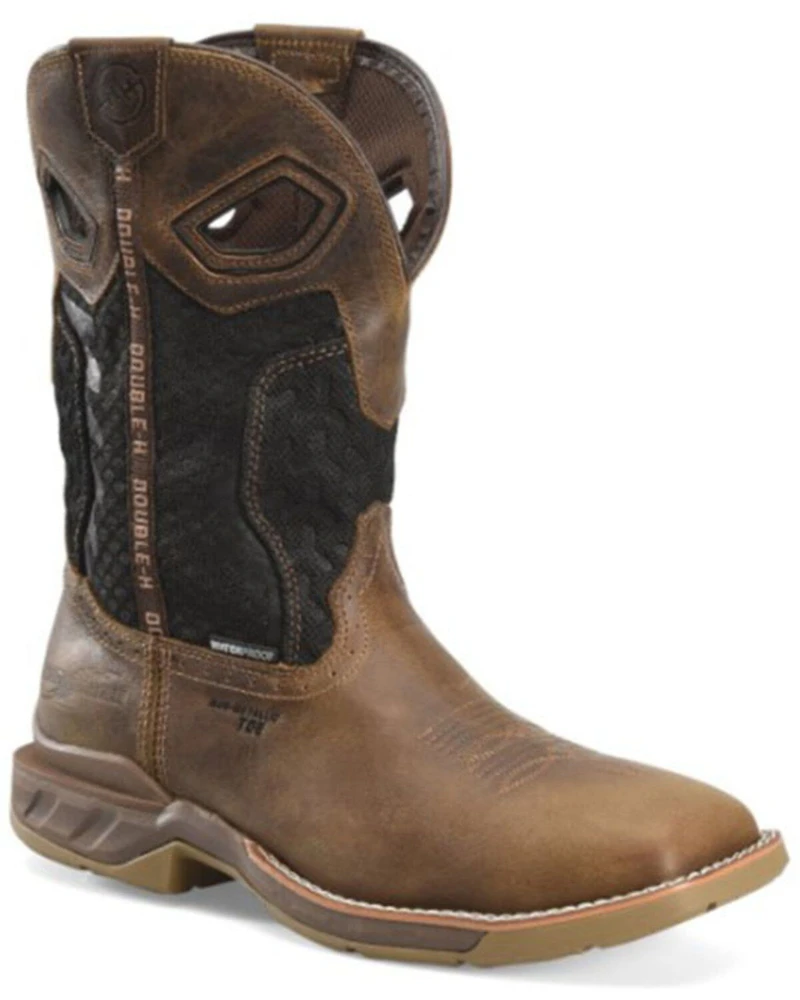 Double H Men's Zenon Waterproof Western Work Boots - Composite Toe