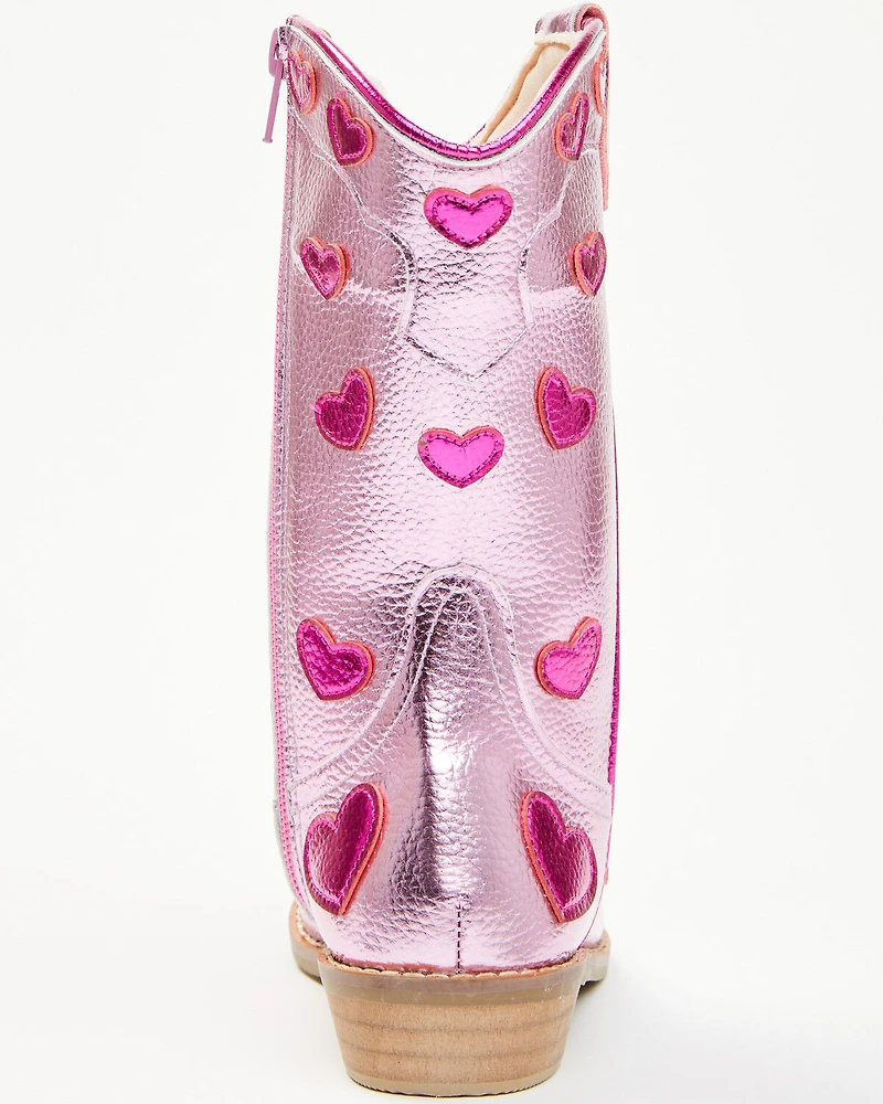 Wild + Rae Toddler Girls' Lovestruck Western Boots - Round Toe