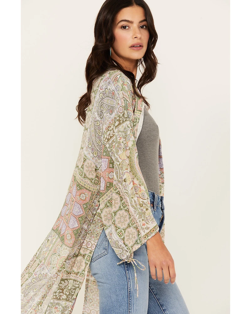 Shyanne Women's Printed Woven Kimono