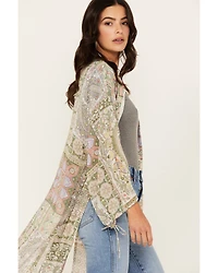 Shyanne Women's Printed Woven Kimono