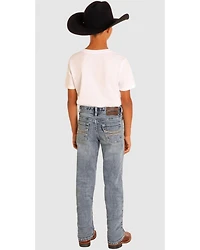 Hooey by Rock & Roll Denim Boys' Revolver Slim Straight Stretch Jeans
