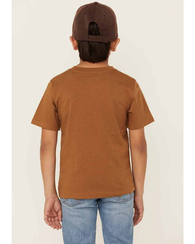 Carhartt Little Boys' Solid Short Sleeve Pocket T-Shirt