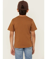 Carhartt Little Boys' Solid Short Sleeve Pocket T-Shirt