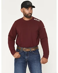 Ariat Men's Boot Barn Exclusive FR Work Hard Live Free Long Sleeve T-Shirt