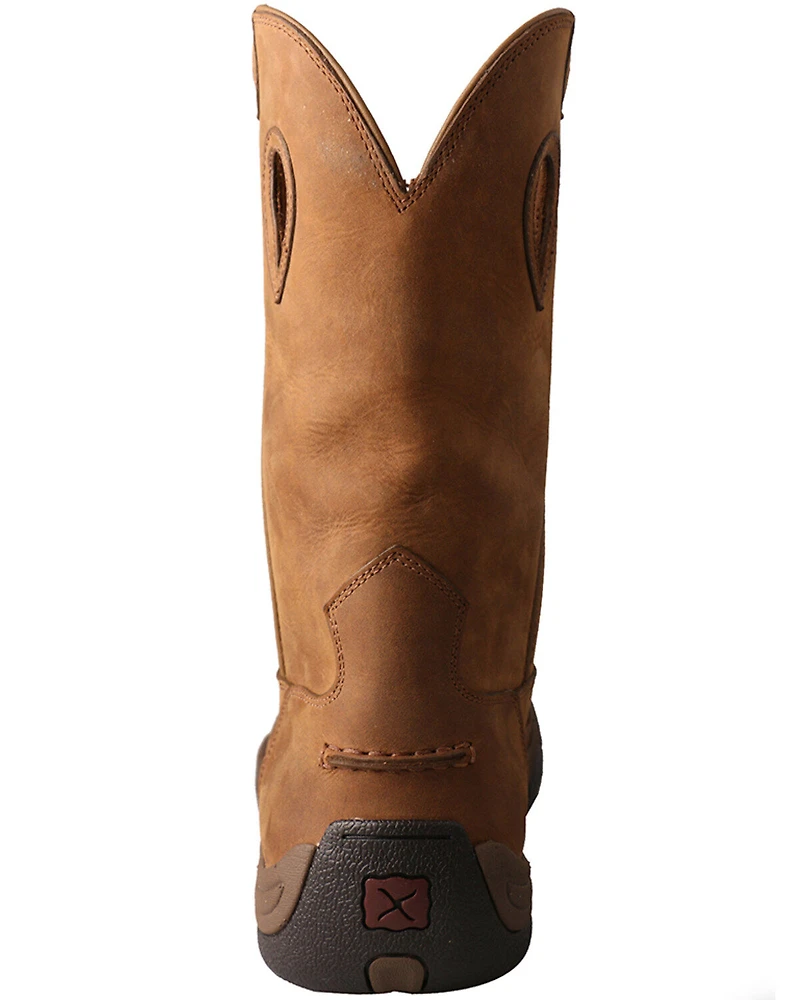 Twisted X Men's 11" Pull On Waterproof Moc Work Boots - Soft Toe