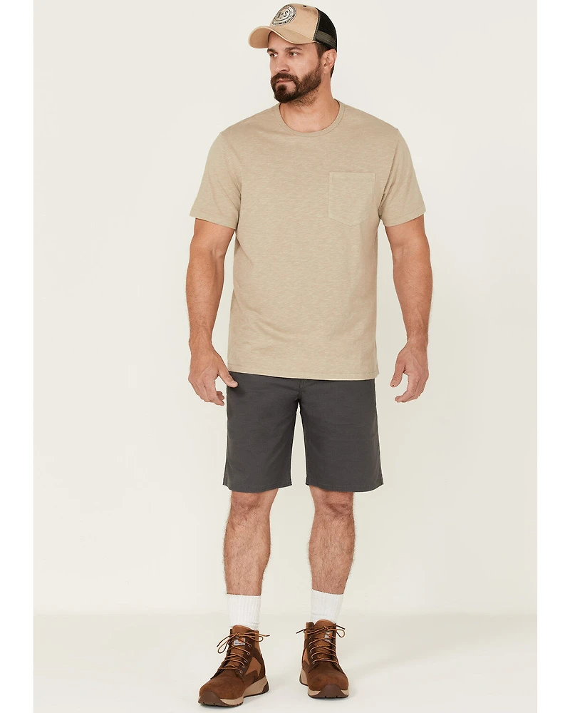 Brothers and Sons Men's Weathered Ripstop Stretch Slim Shorts