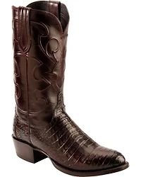 Lucchese Men's Charles Ultra Belly Caiman Exotic Western Boots - Round Toe