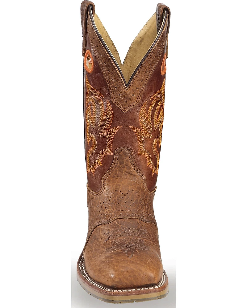 Double H Men's Domestic I.C.E. Roper Boots - Steel Toe