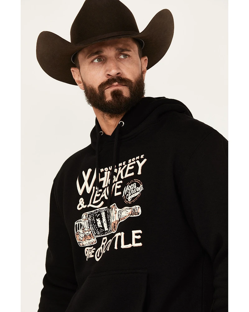Moonshine Spirit Men's Whiskey Hooded Sweatshirt
