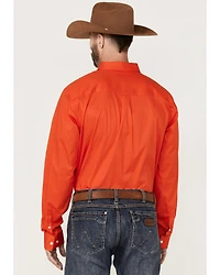 RANK 45® Men's Basic Twill Long Sleeve Button-Down Western Shirt