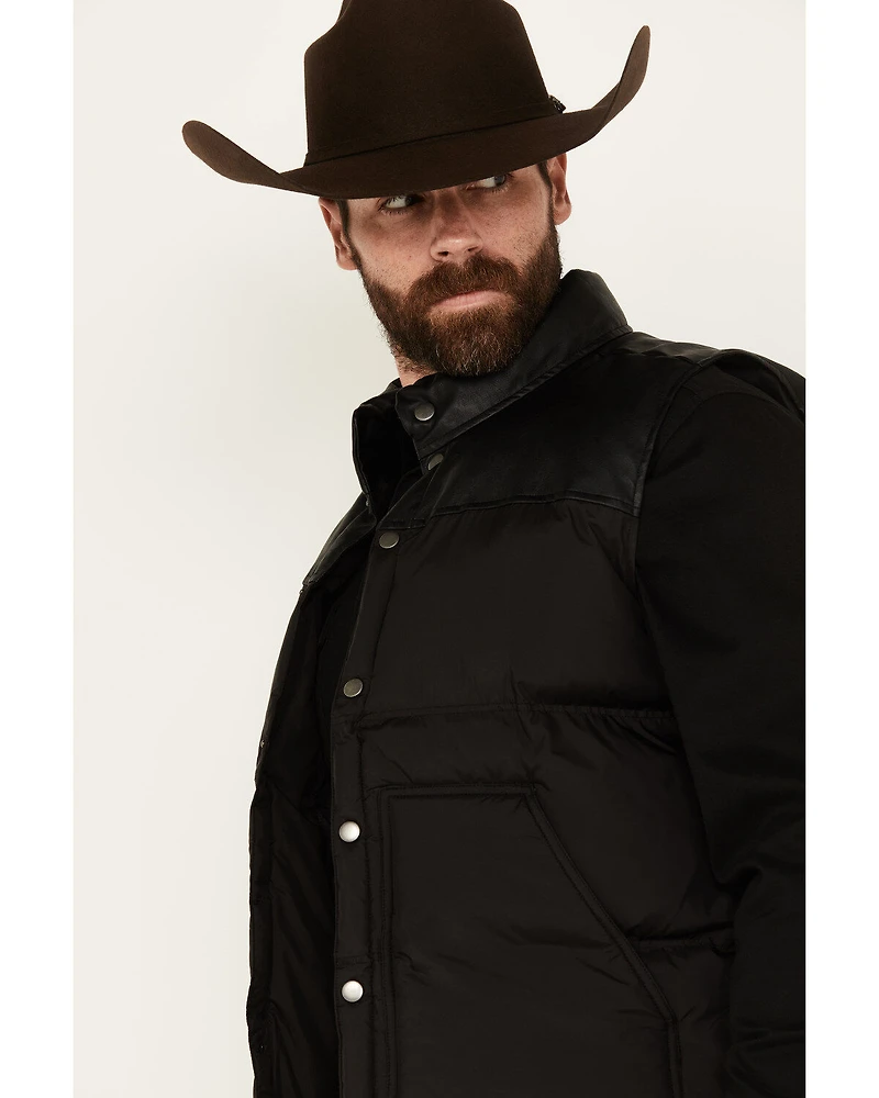 Moonshine Spirit Men's Snap Puffer Vest