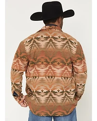 Pendleton Men's Driftwood Printed Button-Down Shirt Jacket