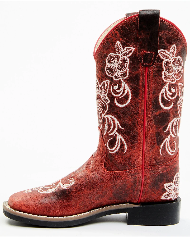 Shyanne Girls' Little Lasy Western Boots - Broad Square Toe