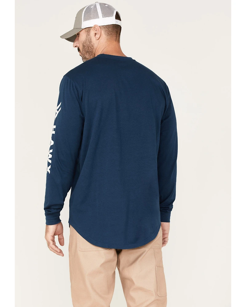 Hawx Men's Logo Graphic Work T-Shirt