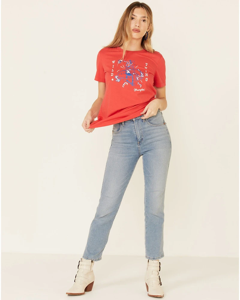 Wrangler Women's Bronco Logo Graphic Tee