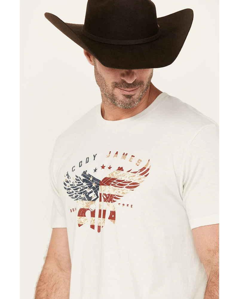 Cody James Men's Born Free Short Sleeve Graphic T-Shirt