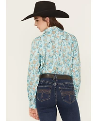 Ariat Women's VentTEK Floral Paisley Print Long Sleeve Button-Down Stretch Western Shirt