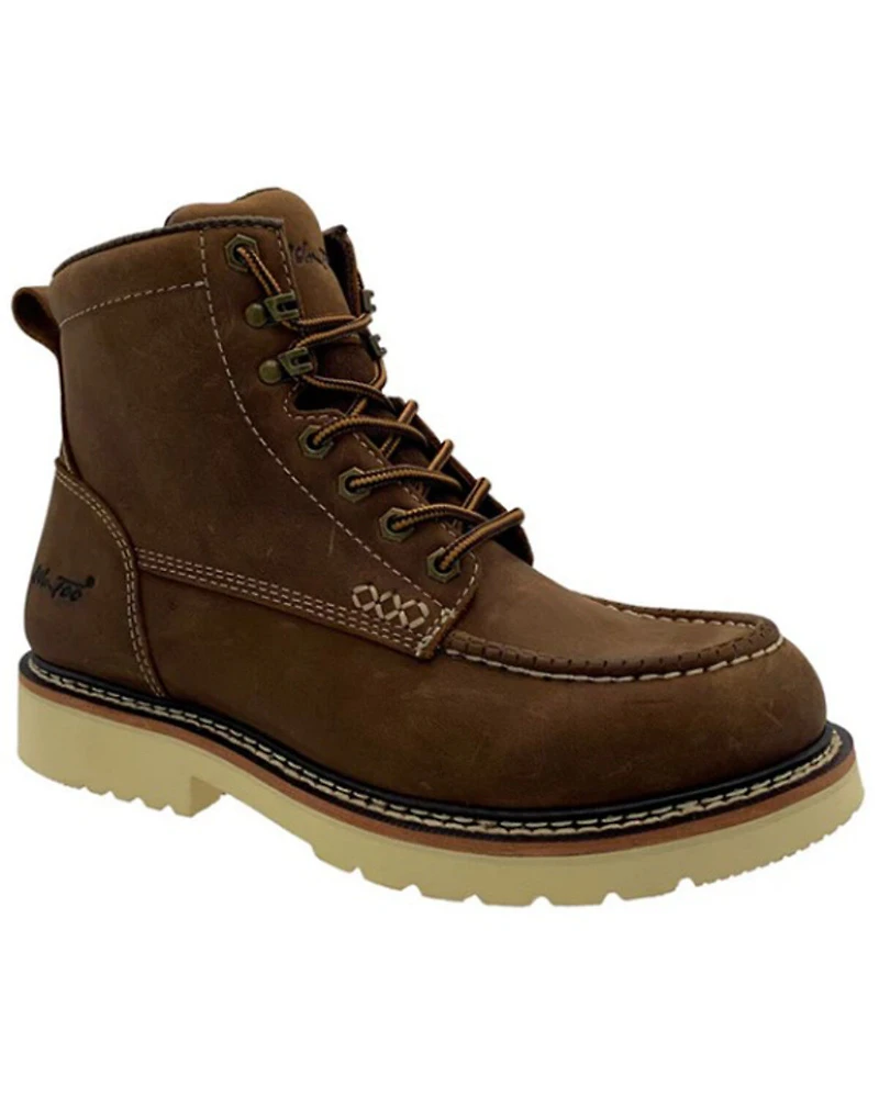 AdTec Men's 6" Apex Moc Work Boots - Soft Toe