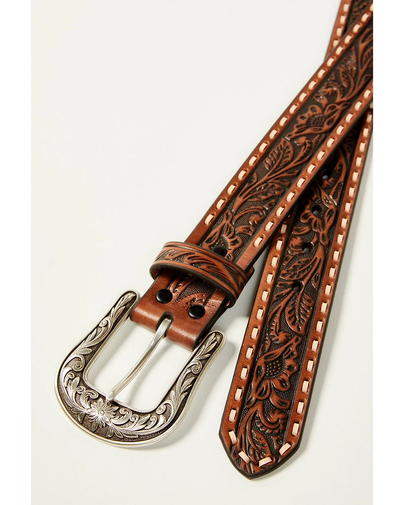 Shyanne Women's Floral Whip Stitch Belt