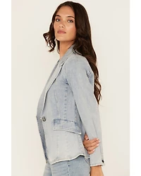 Boom Jeans Women's Light Wash Denim Blazer